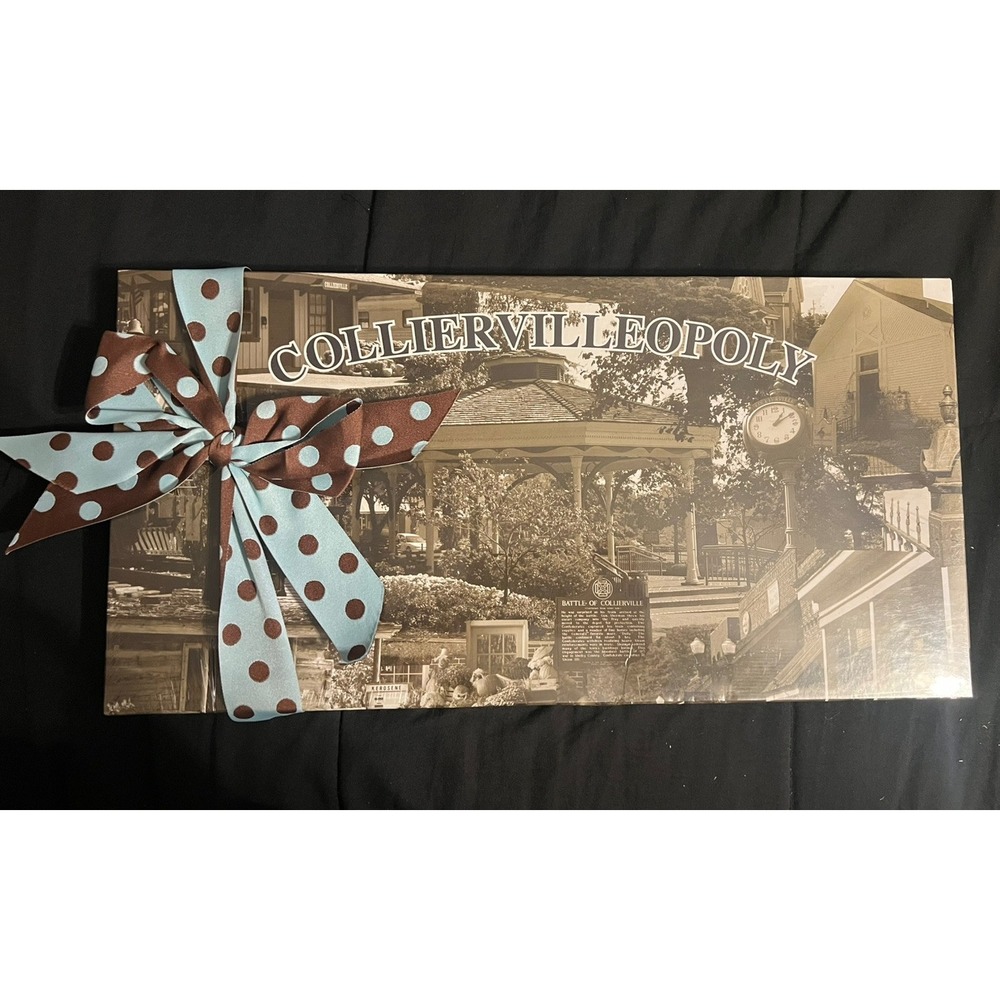 Colliervilleopoly Custom Monopoly Board Game New in Box Pride Distributors